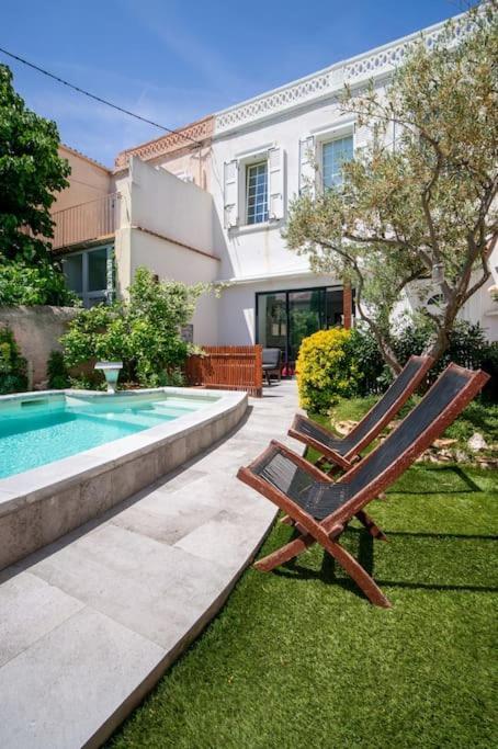 Maison Air Conditionne, Piscine, Quartier Calme Proche Des Plages Villa Marseille