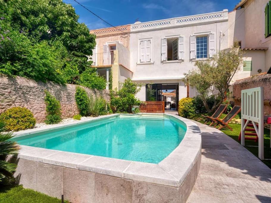 Maison Air Conditionne, Piscine, Quartier Calme Proche Des Plages Marseille