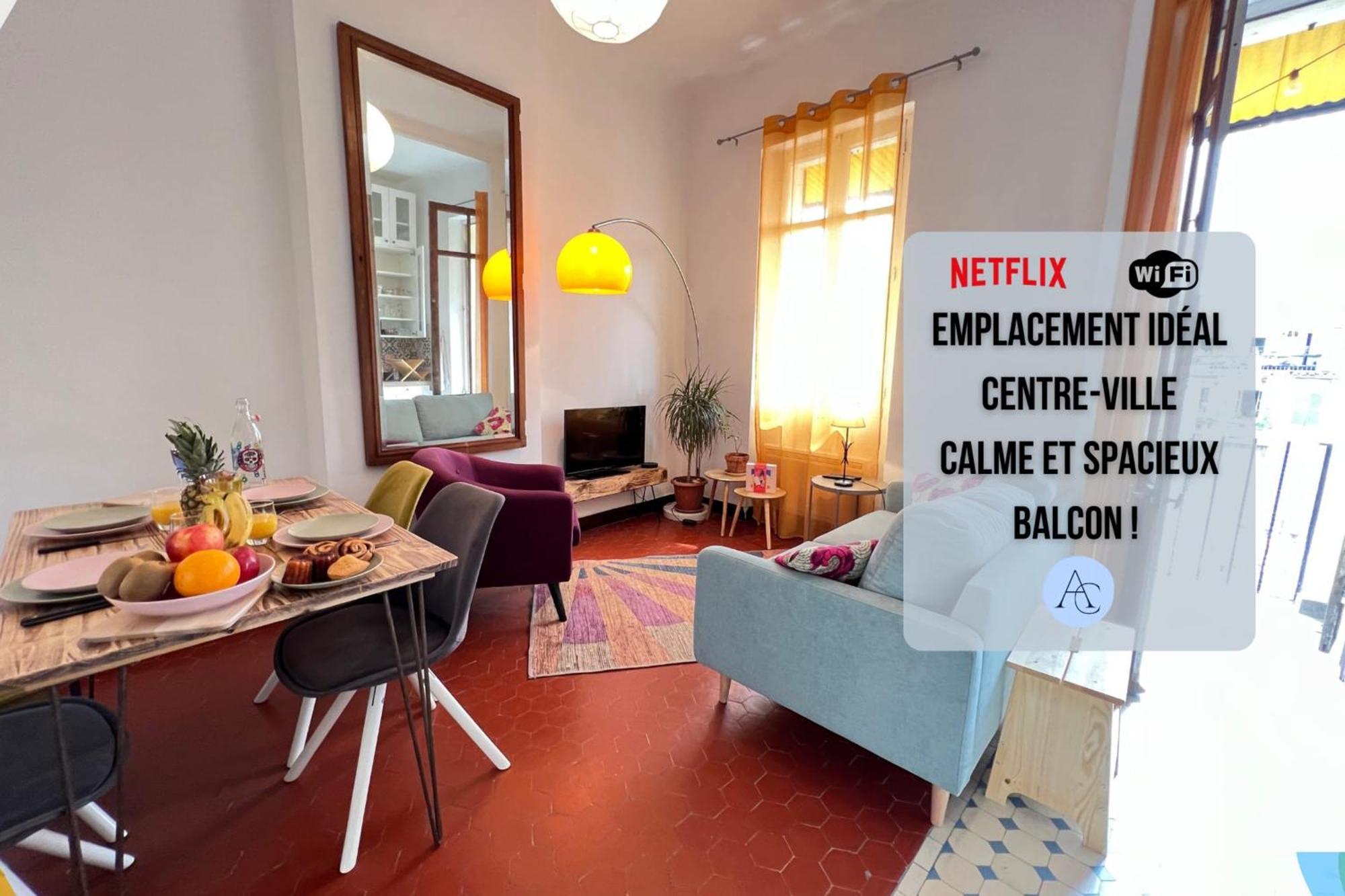 Escaledubonheur ! Balconnetflix Apartment Marseille
