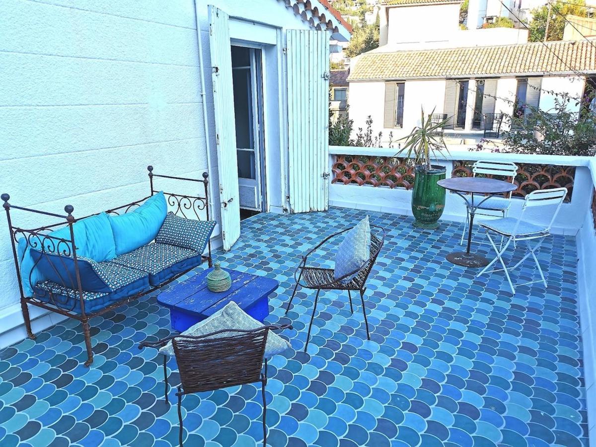 Villa Bleue Au Roucas Blanc - Piscine & - Du Samedi Au Samedi Marseilles
