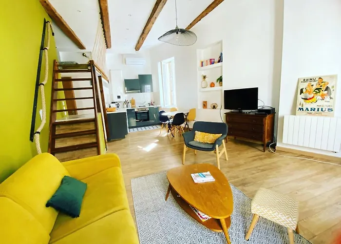 Vaste Et Charmant Loft Climatise Au Coeur De Marseille