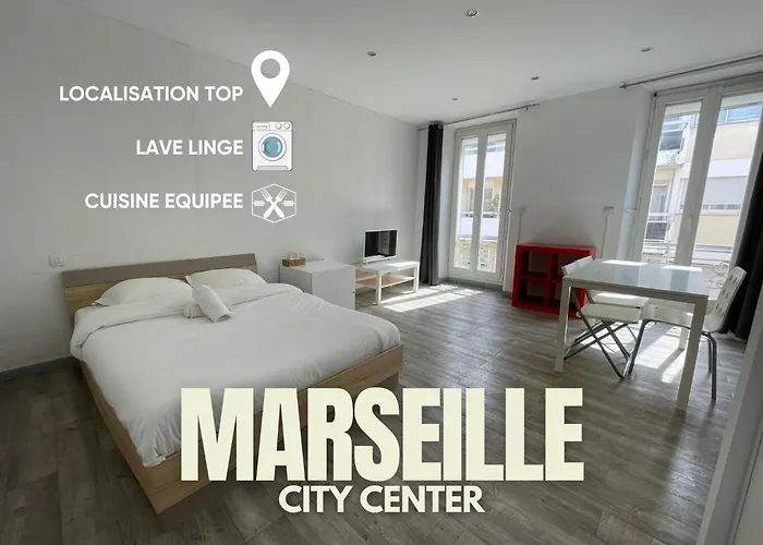 Appartement Centre Ville Marseille Lumineux Cuisine Lave Linge