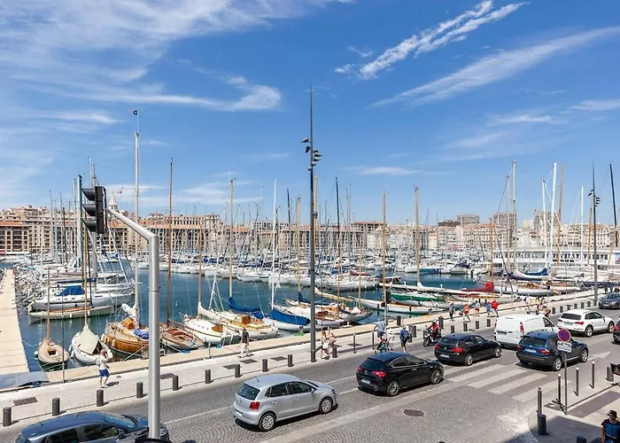 Vue Panoramique Vieux Port Marseille