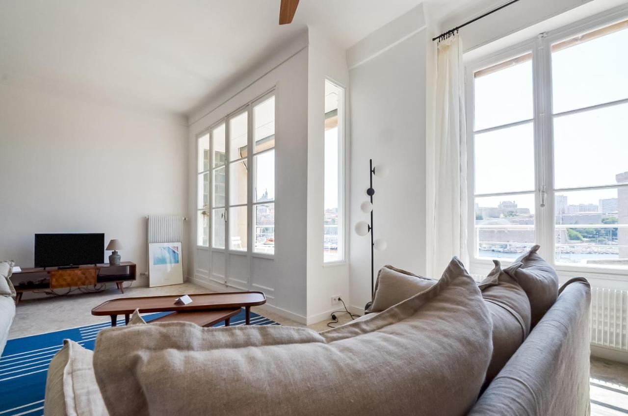 Appartement Massilia Blue - Grand Refait A Neuf Avec Vue Sur Le Vieux Port Marseilles