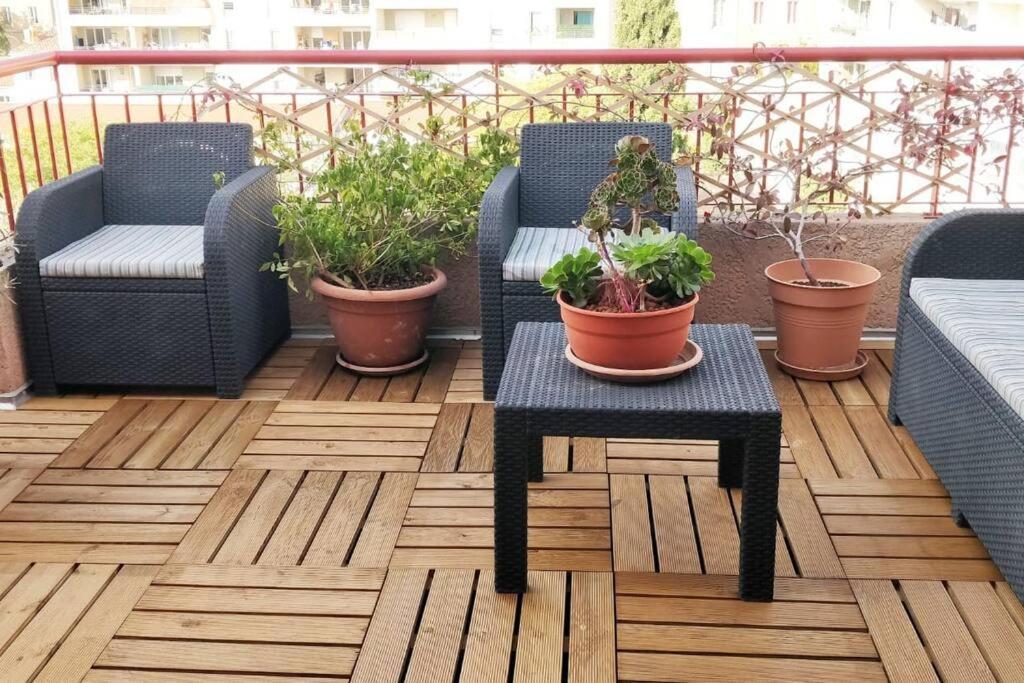 T3 Le Designer 4e-terrasse-climatisation & Netflix * Marselha