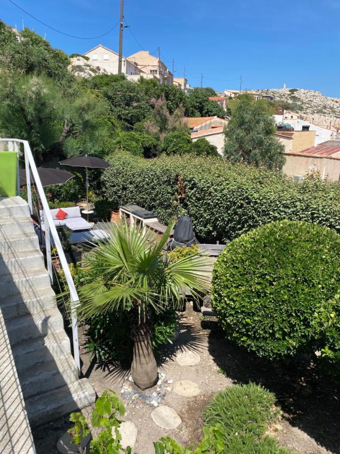 Au Coeur Du Parc National Du Massif Des Calanques, La Flibuste Des Goudes, Maison 2 Chambres, Climatisee, Jardins, Solarium, Proche Plage, Large Vue Marseilles