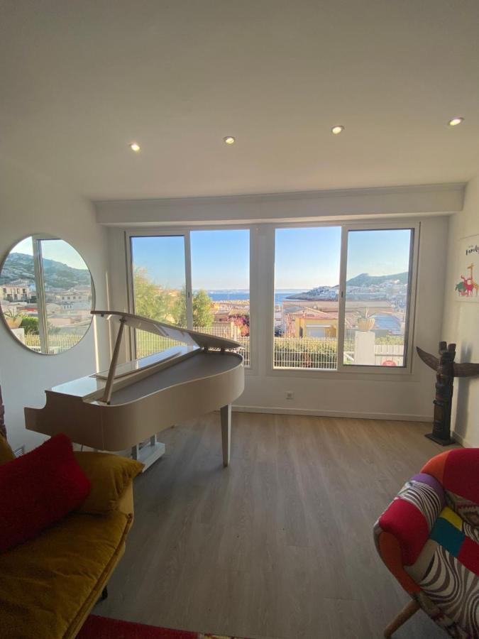 Au Coeur Du Parc National Du Massif Des Calanques, La Flibuste Des Goudes, Maison 2 Chambres, Climatisee, Jardins, Solarium, Proche Plage, Large Vue Ferienhaus *