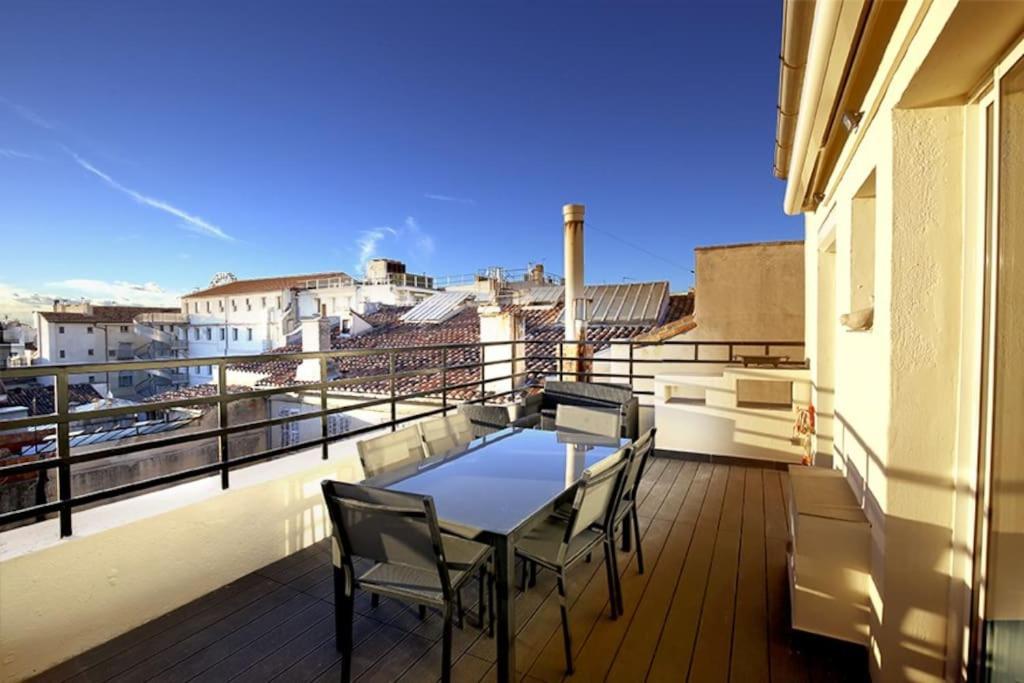Superbe Grande Terrasse Vue Notre Dame Marseille