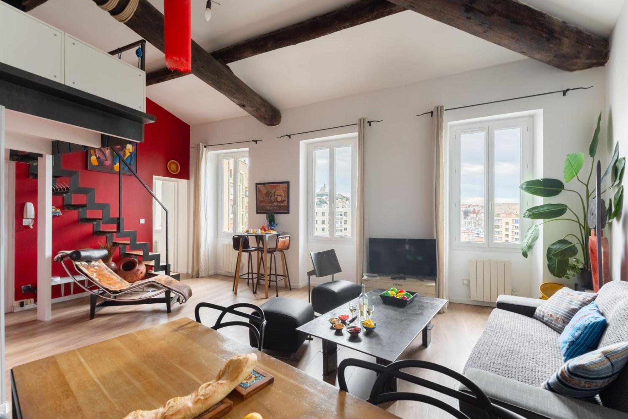 Le Loft Du Panier Design Vue Imprenable * Marseille