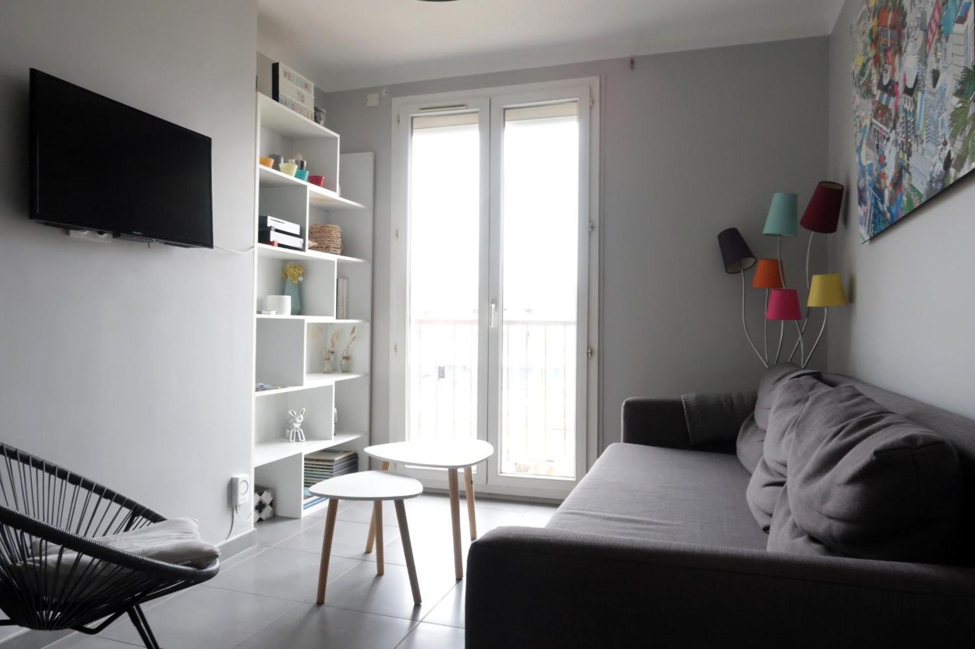 Apartment Catalans-vue Mer/climatisation/wifi *