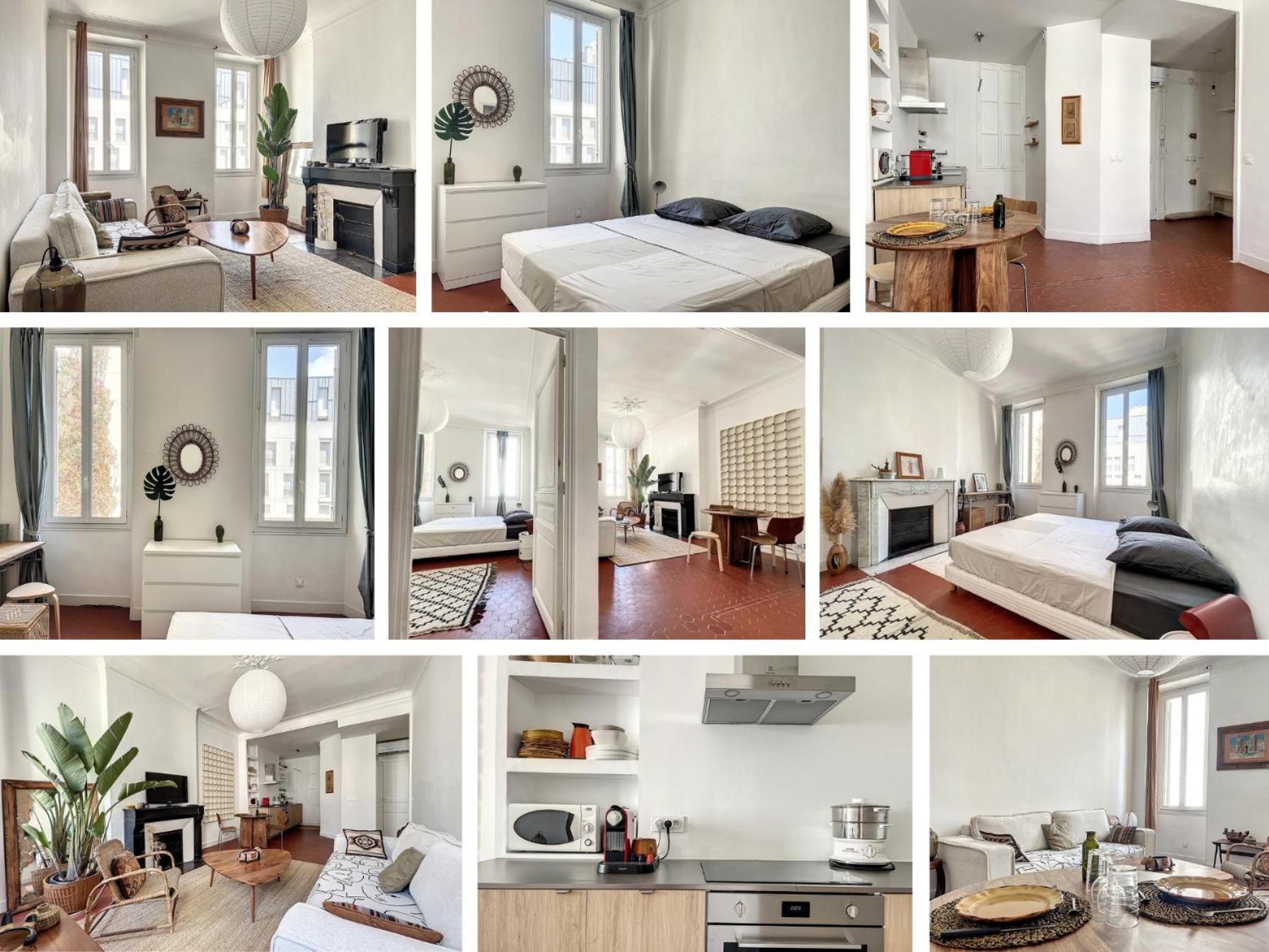 Marseillais - Climatisation & Spacieux - Les Freres De La Loc' Apartment *