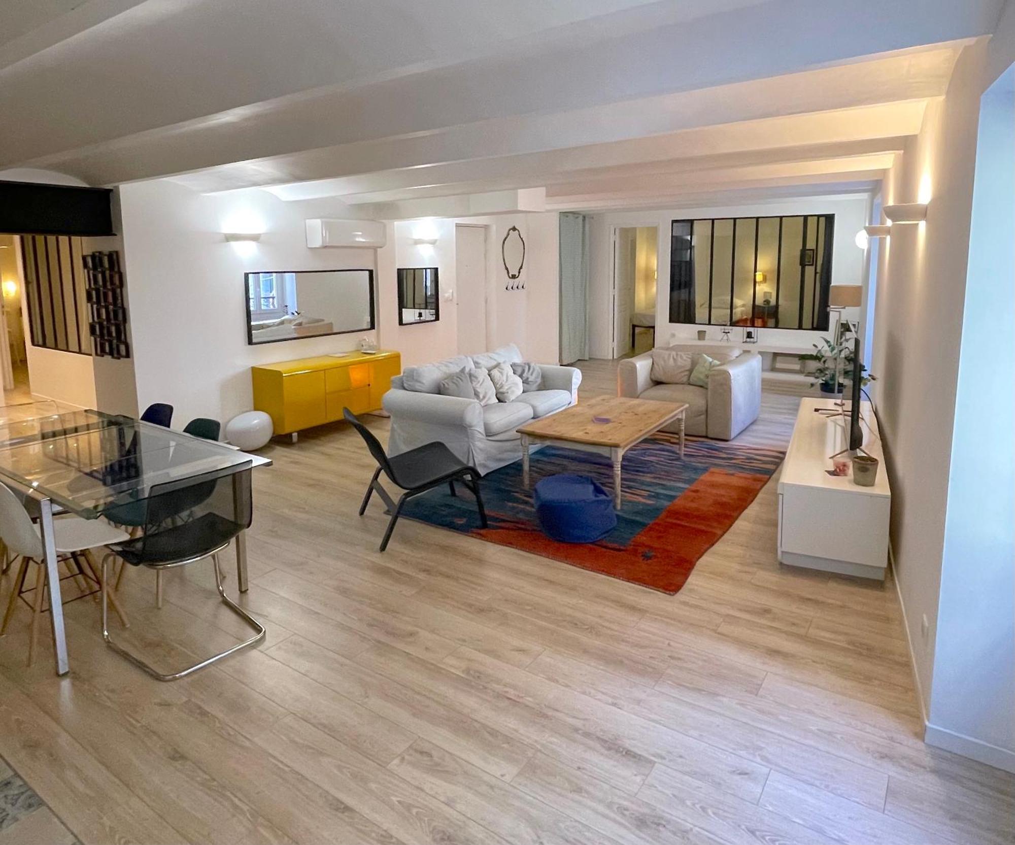 Loft Climatise 113m2 - 6 Personnes - Quartier Du Panier *
