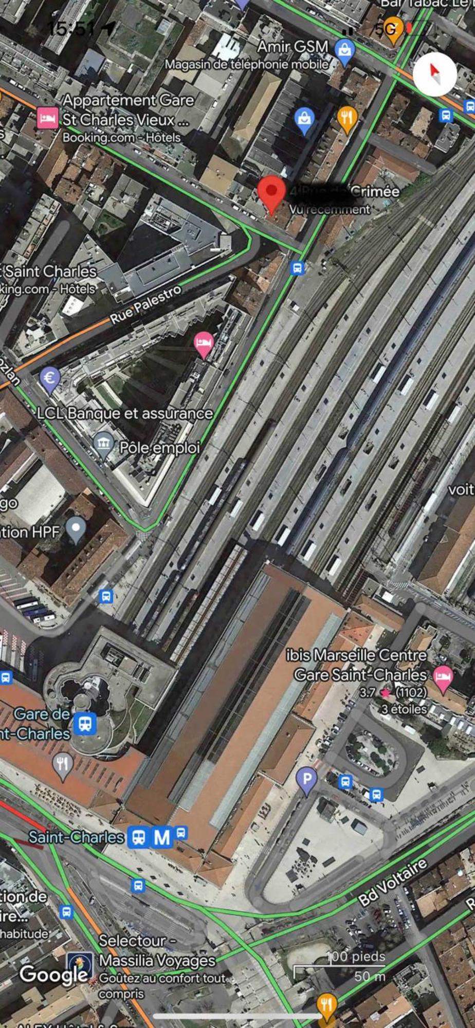 Gare Saint Charles Tgv 6 Personnes Appartement