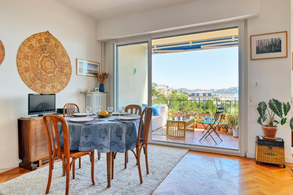 Flots Bleus - Chic T2 Avec Terrasse Et Vue Mer Appartement