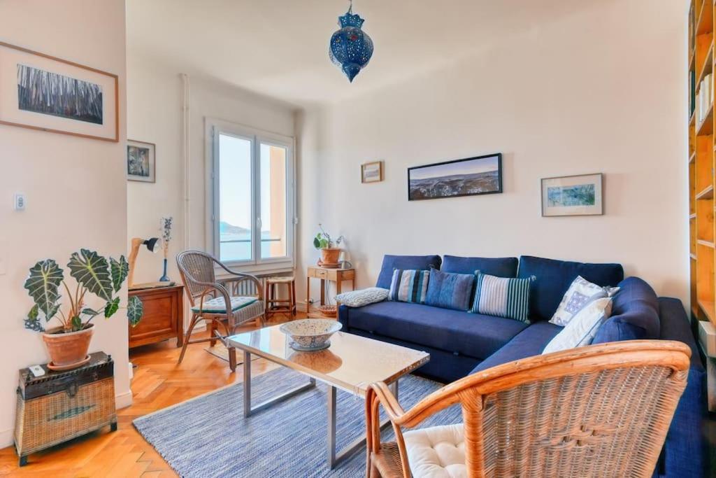 Appartement Flots Bleus - Chic T2 Avec Terrasse Et Vue Mer Marseilles