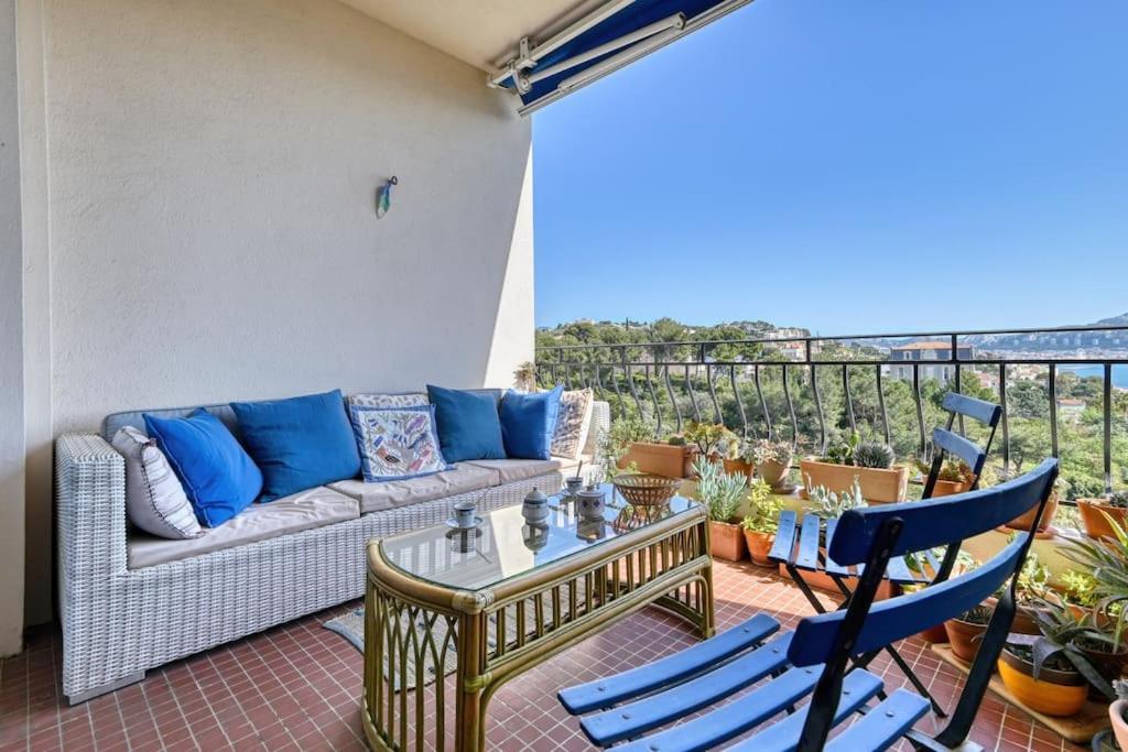 Appartement Flots Bleus - Chic T2 Avec Terrasse Et Vue Mer