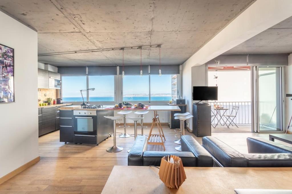 Dream Ocean View With Balcony Close To Beach Marseille