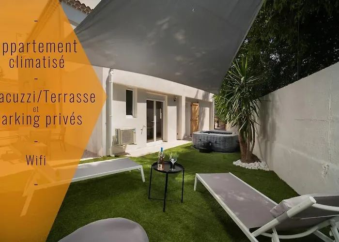 Le Yucca - Jacuzzi Jardin Clim Wifi Parking