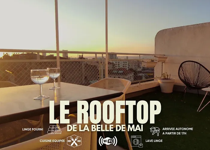 Le Rooftop De La Belle De Mai - T3 60M2 Avec Vue