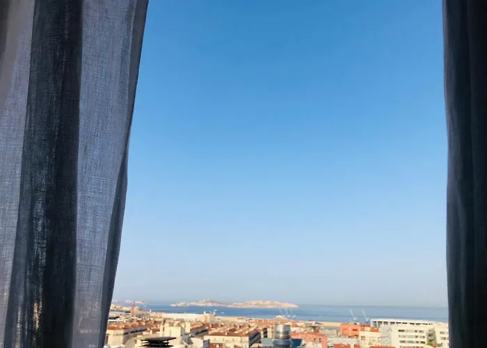 Marseille Joliette Panier, Vue Mer Et Terrasse T1
