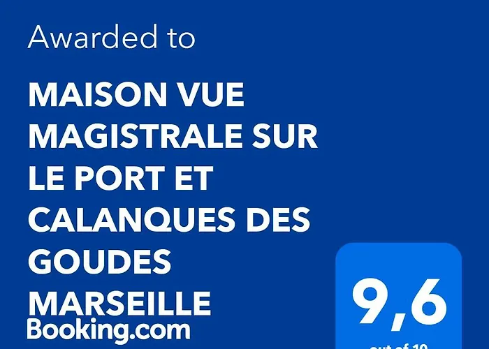 Maison Vue Magistrale Sur Le Port Et Calanques Des Goudes Marseille