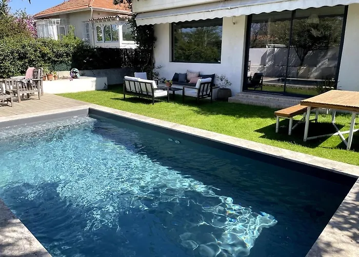 Villa Mimosas - 4 Chambres Climatisees, Jardin, Piscine Chauffee Proche Velodrome - Quartier Ste Marguerite