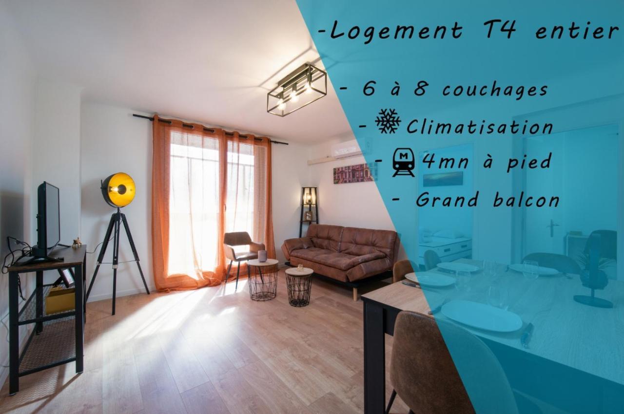 Grand 3 Avec Clim Et Balcon * Marselha