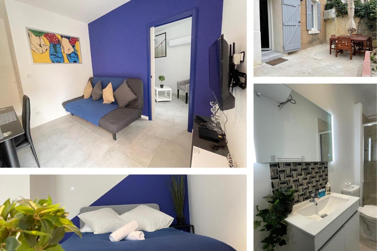 Le Grand Bleu Terrasseclimwifinetflix Proche Gare-centre Apartment Marseille