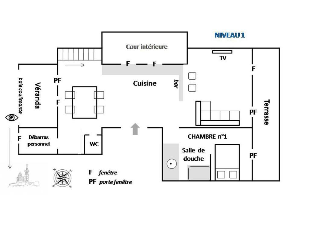Loft T3 90 M2 + Terrasses - Acces Direct Plage/bus
