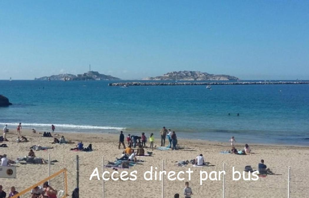 Loft T3 90 M2 + Terrasses - Acces Direct Plage/bus * Marseille