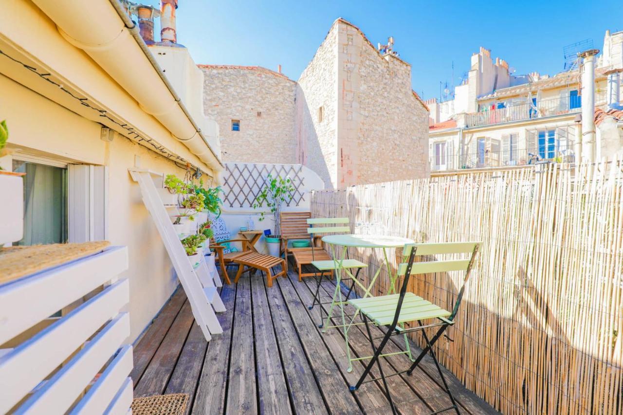 Avec Terrasse - Vieux Port & Cours Julien Apartamento