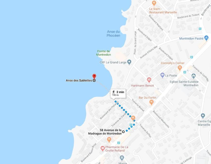 Bel T2 Climatise Entre Et Calanque Appartement Marseilles