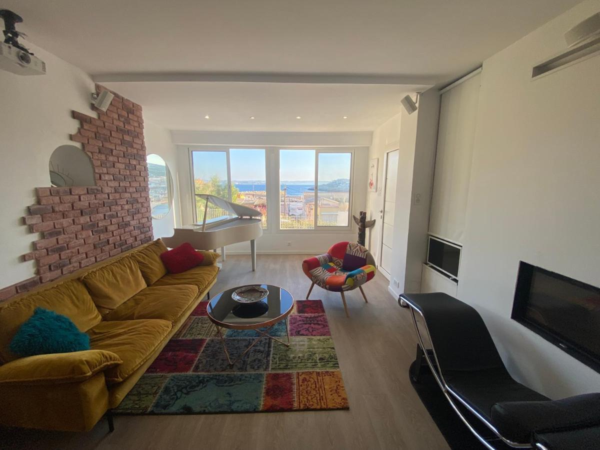 Au Coeur Du Parc National Du Massif Des Calanques, La Flibuste Des Goudes, Maison 2 Chambres, Climatisee, Jardins, Solarium, Proche Plage, Large Vue Nhà nghỉ