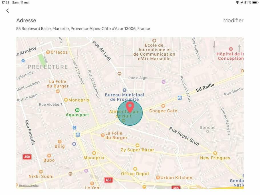 T2 Roof Top Full Center Parking Prive Appartement Marseilles