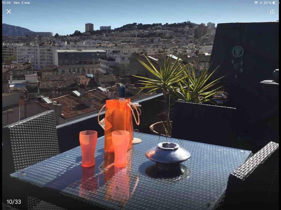 Appartement T2 Roof Top Full Center Parking Prive Marseilles