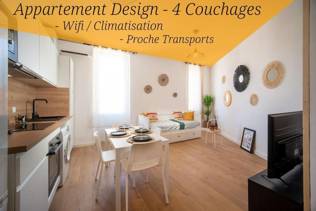 Apartment Le Cocon - Neuf Clim Wifi 2 A 4 Personnes Marseille