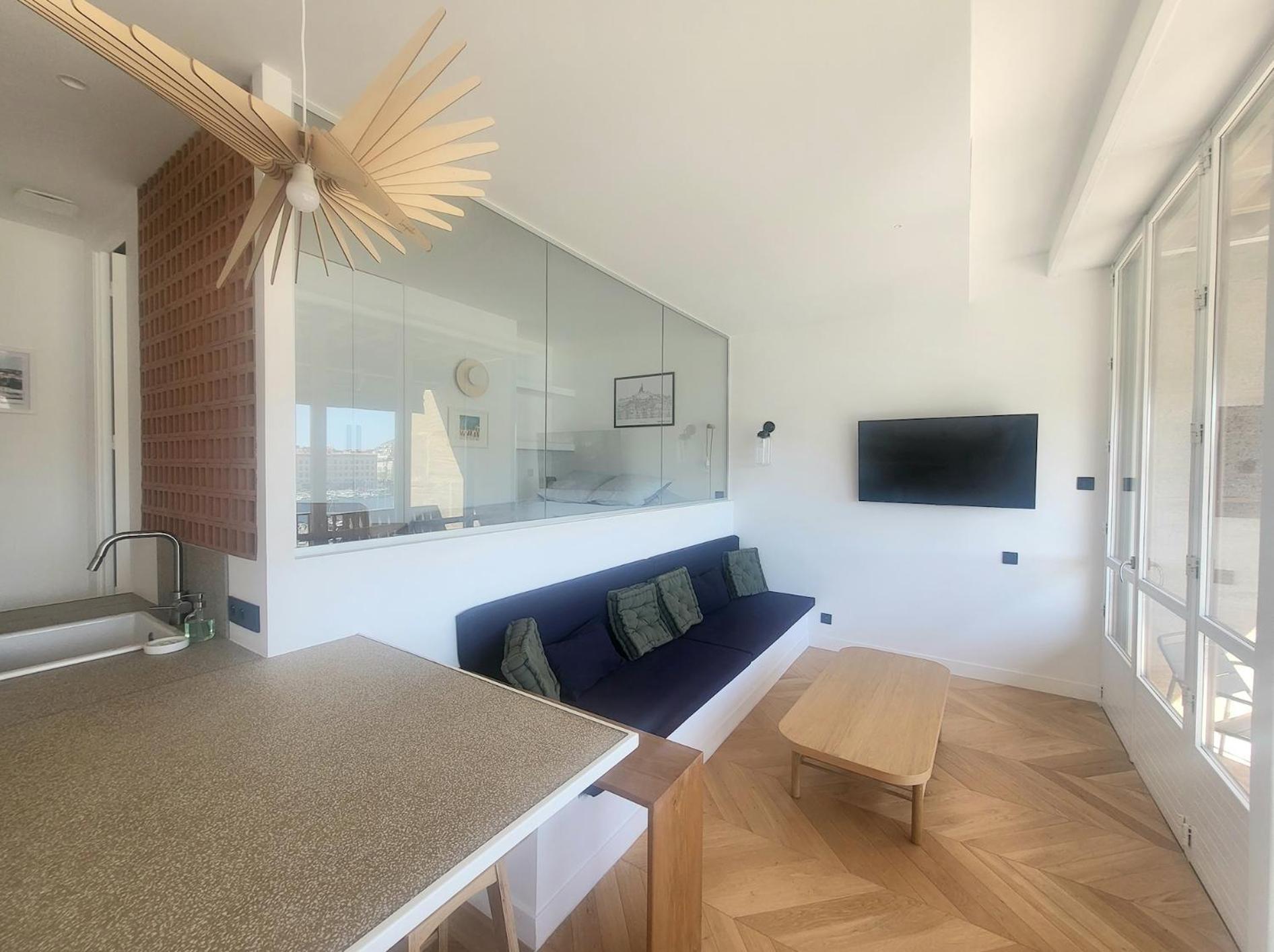 Superbe Appartement, Vue Notre Dame De La Garde, Vieux Port Marseilles