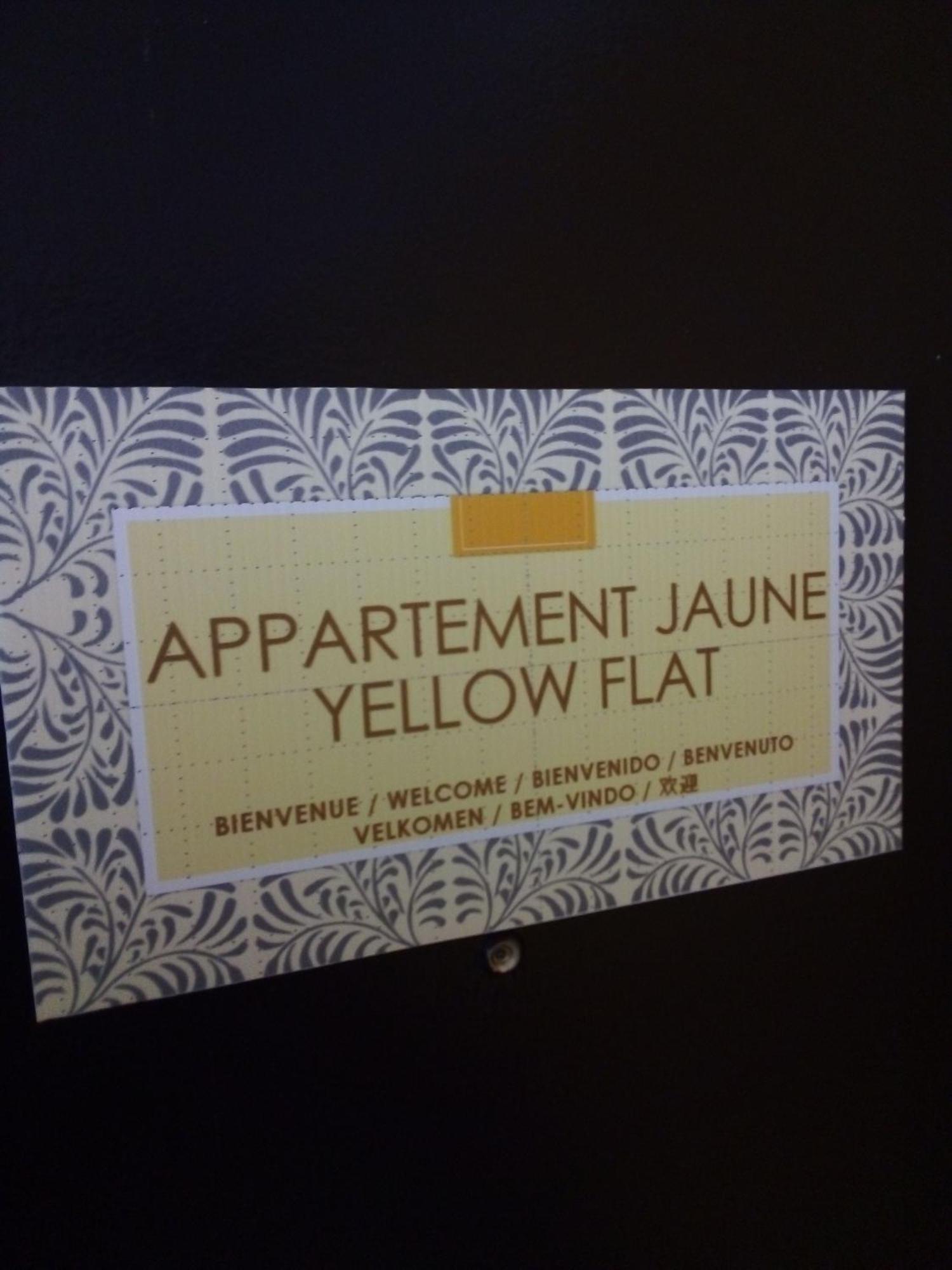 Bienvenus ! Jaune Apartamento Marselha