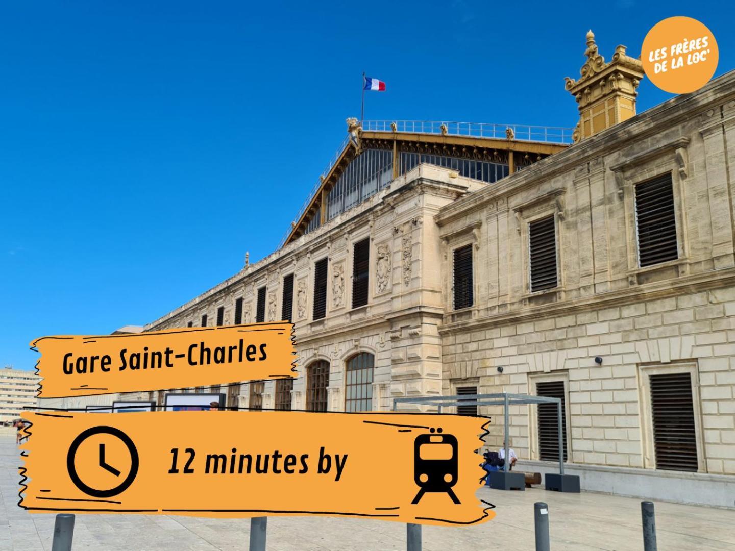 Le Grand De La Gare - Spacieux - Les Freres De La Loc' Marseille