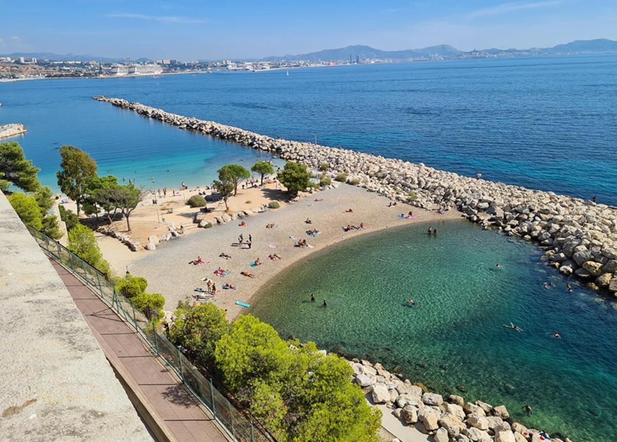 Apartment Bas De Avec Jardin Piscine Clim Proche Plages Calanques Marseille