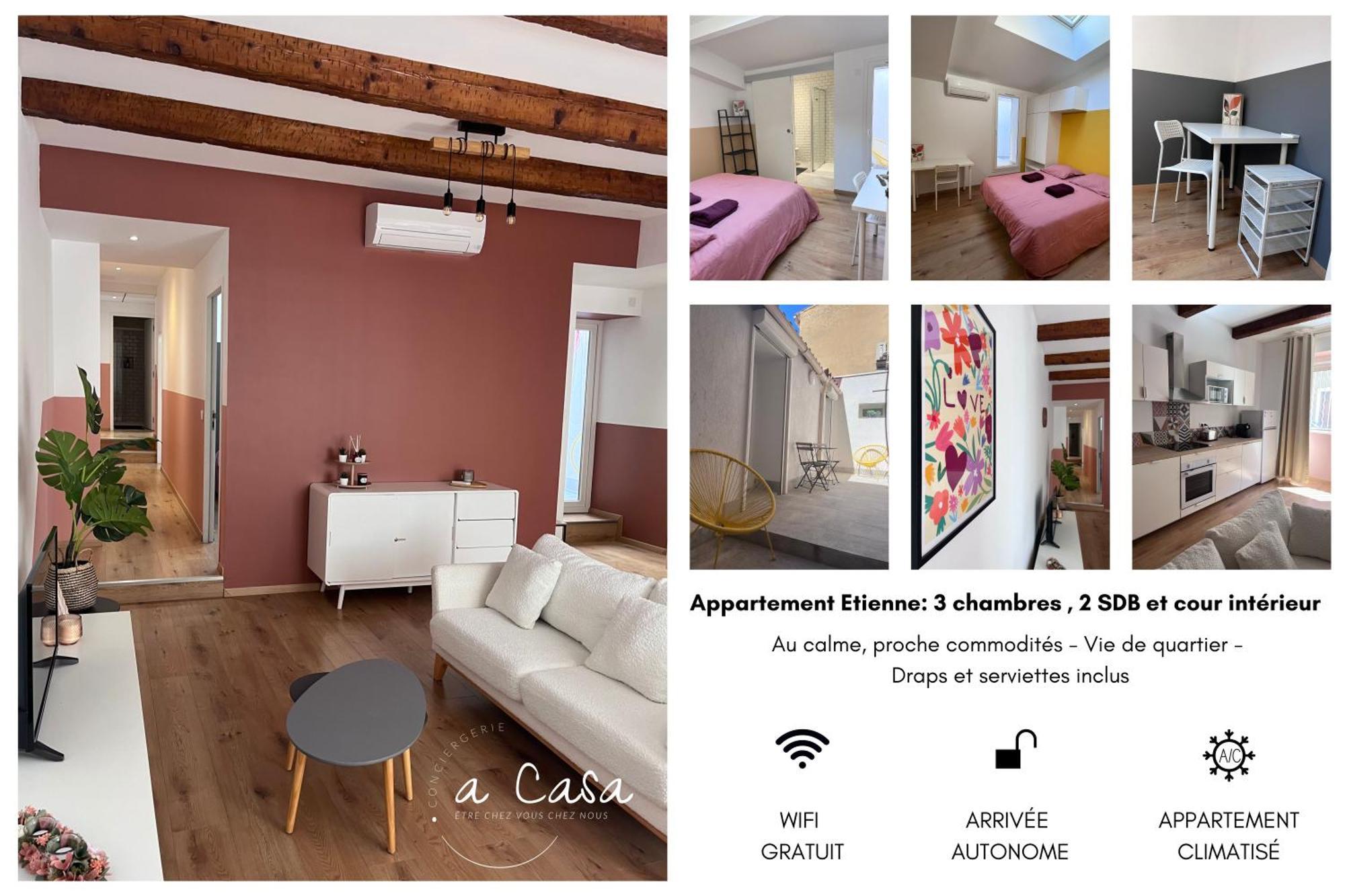 Grand Confort 3 Avec Cour Interieure Apartment Marseille