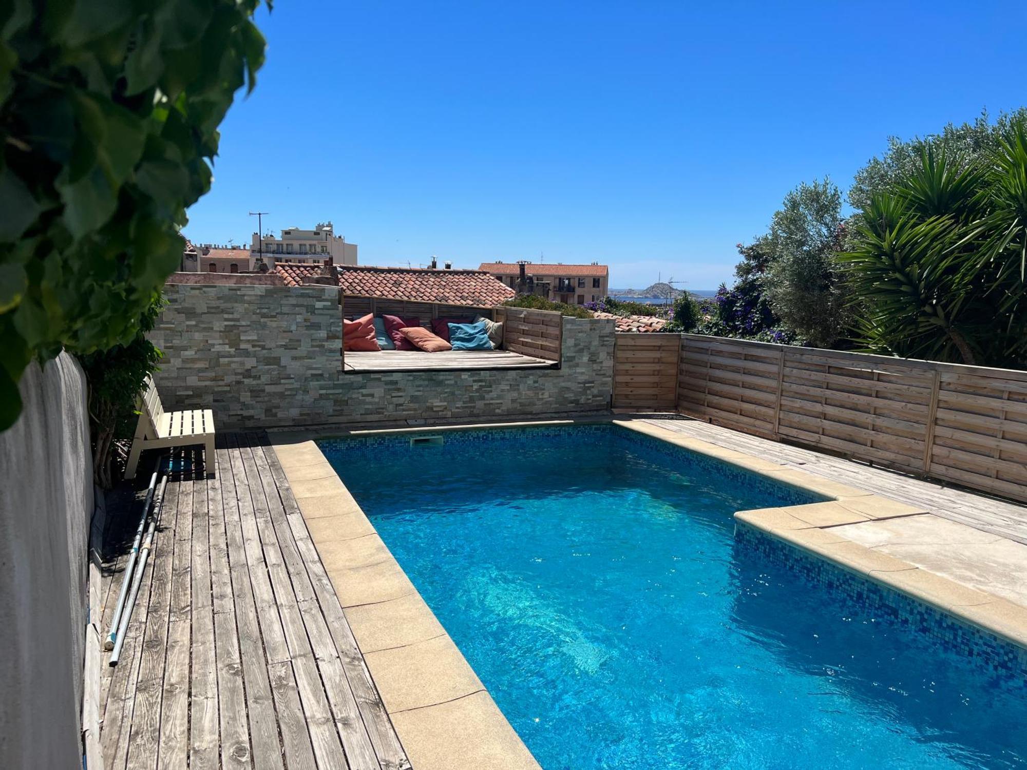 Pour 4 Face A La Piscine * Marseilles