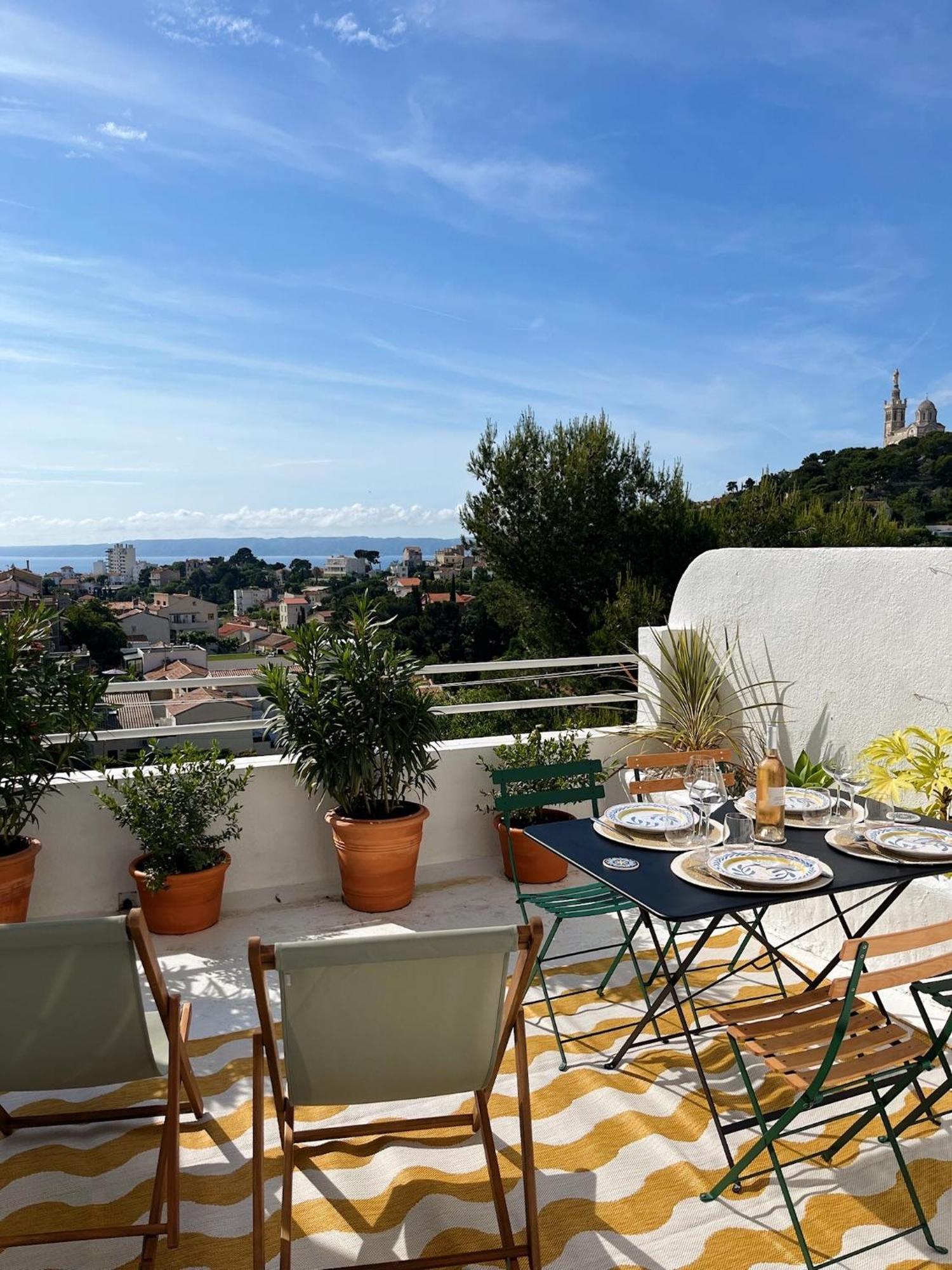Studio-terrasse Vue Apartamento Marsella