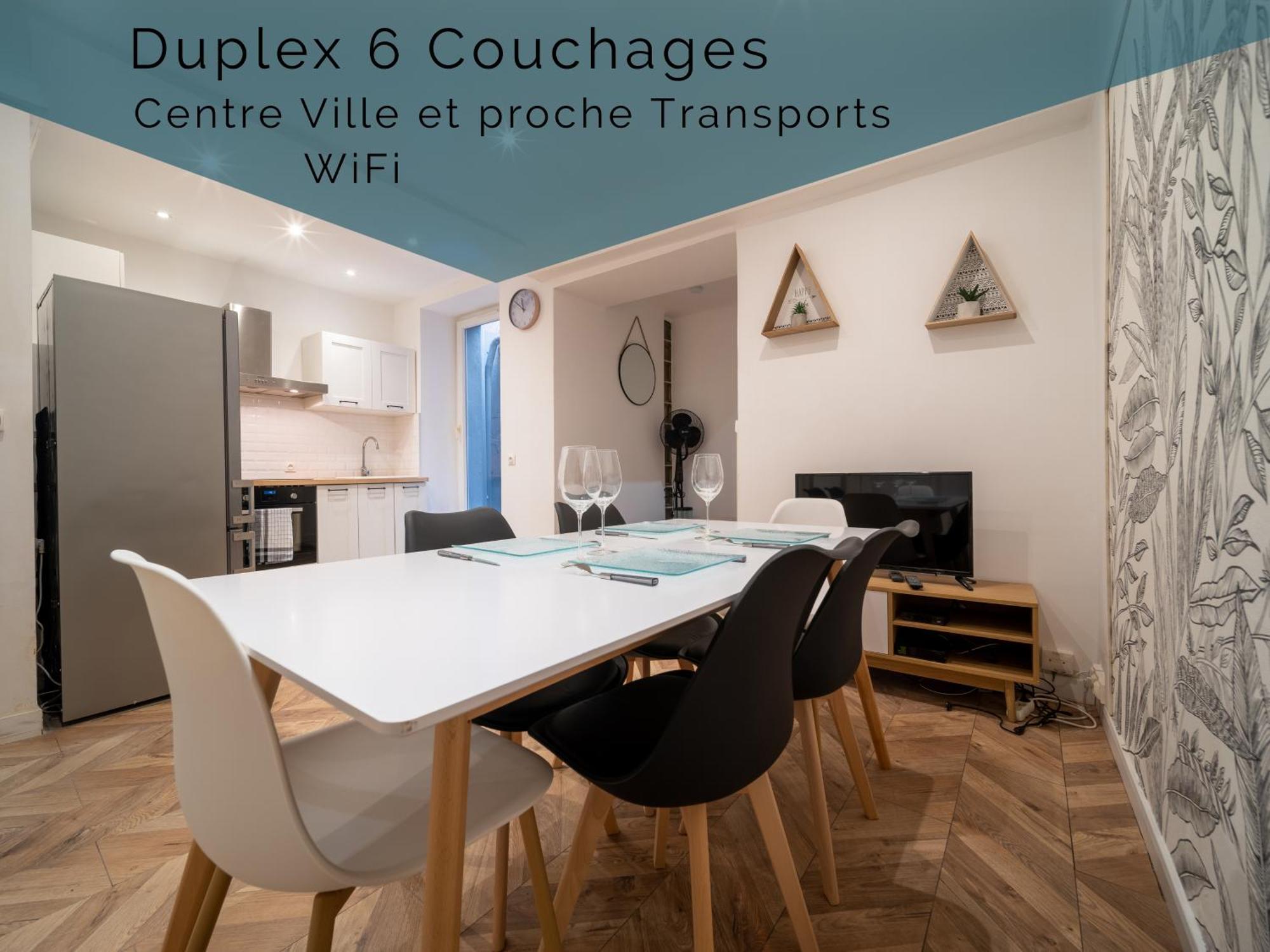 Duplex Equipe 6 Couchages Centre De Marseille