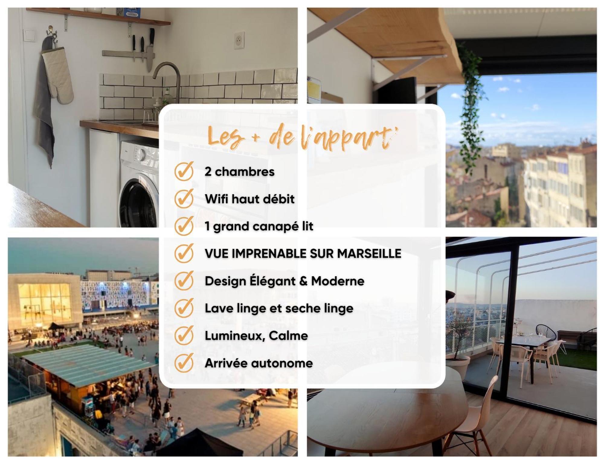 Le Rooftop De La Belle De Mai - T3 60m2 Avec Vue *