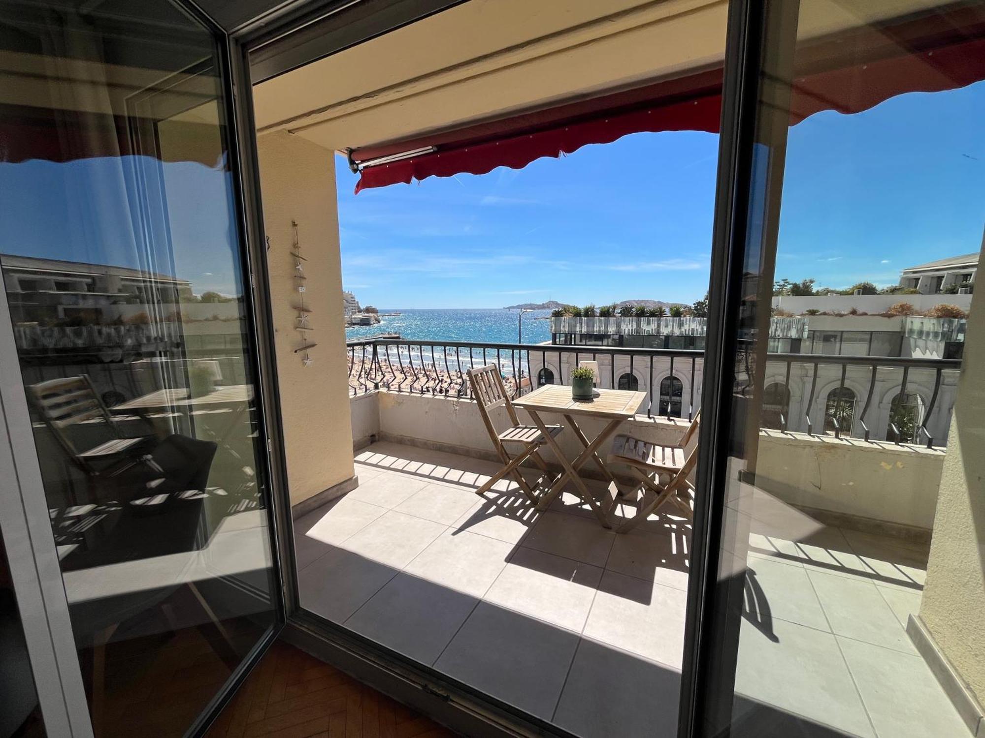 T3 Plage Des Catalans Vue Mer * Marseilles