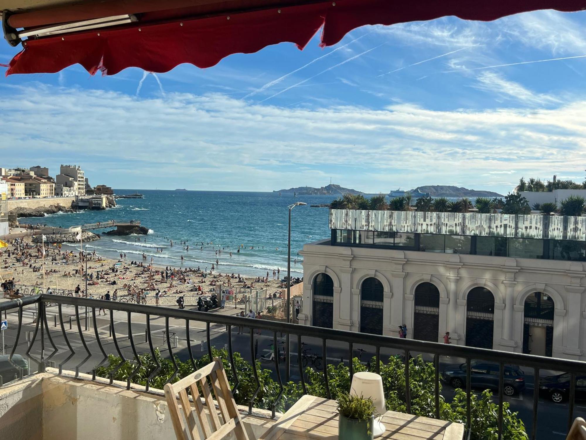 T3 Plage Des Catalans Vue Mer Appartement