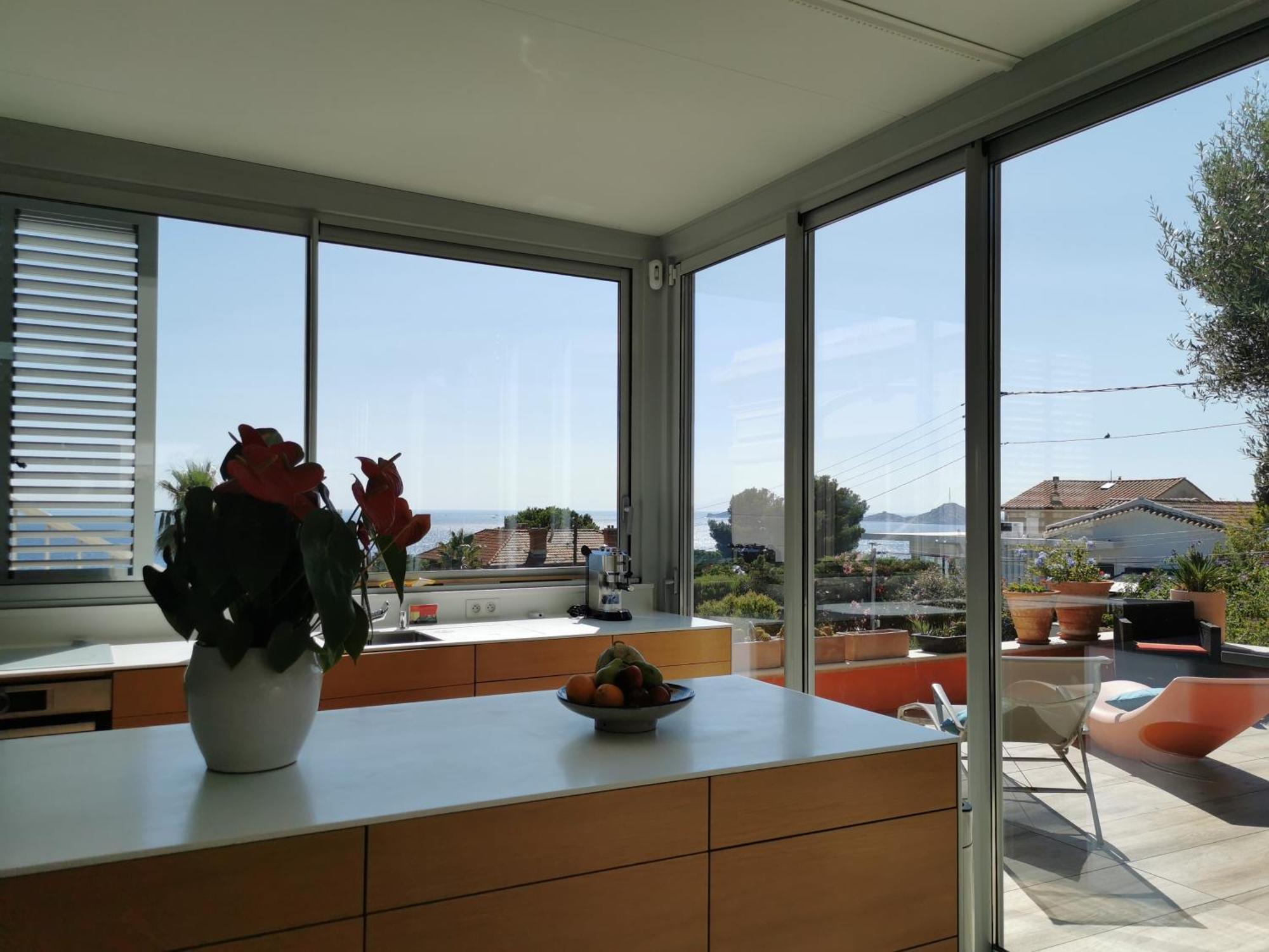 Helios - Vue Mer, Terrasse, Jardin, Piscine, Parking Villa Marseille