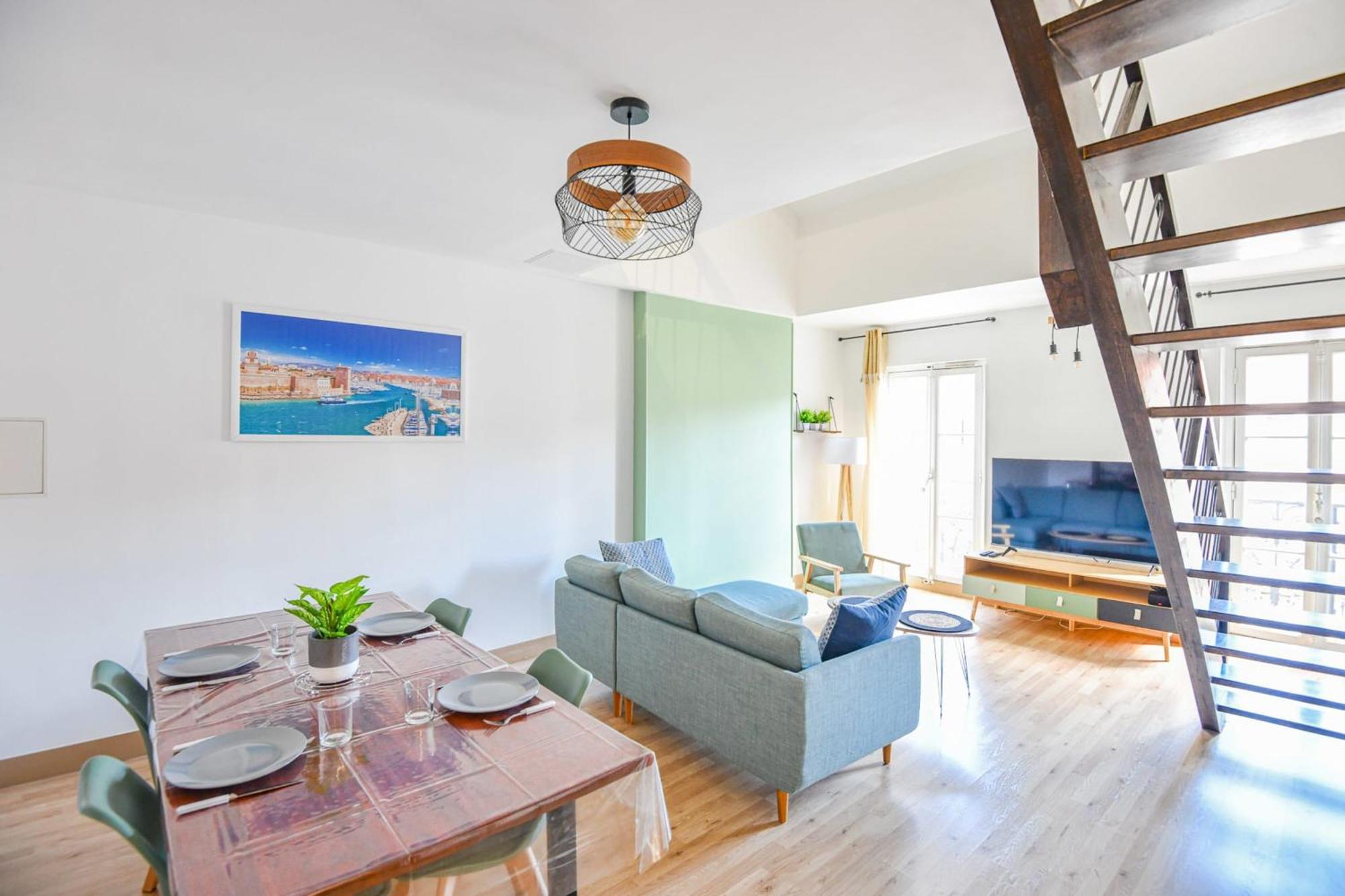 Le Republique - Beau Duplex Avec 2 Ch Hypercentre Marseille