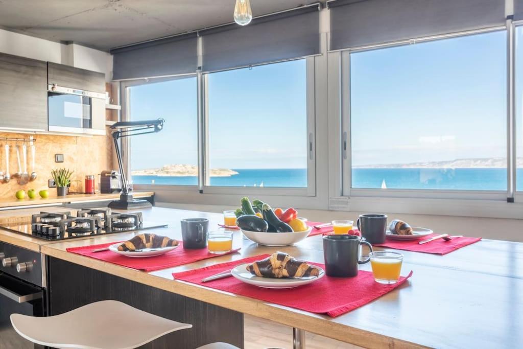 Apartment Dream Ocean View With Balcony Close To Beach Marseille